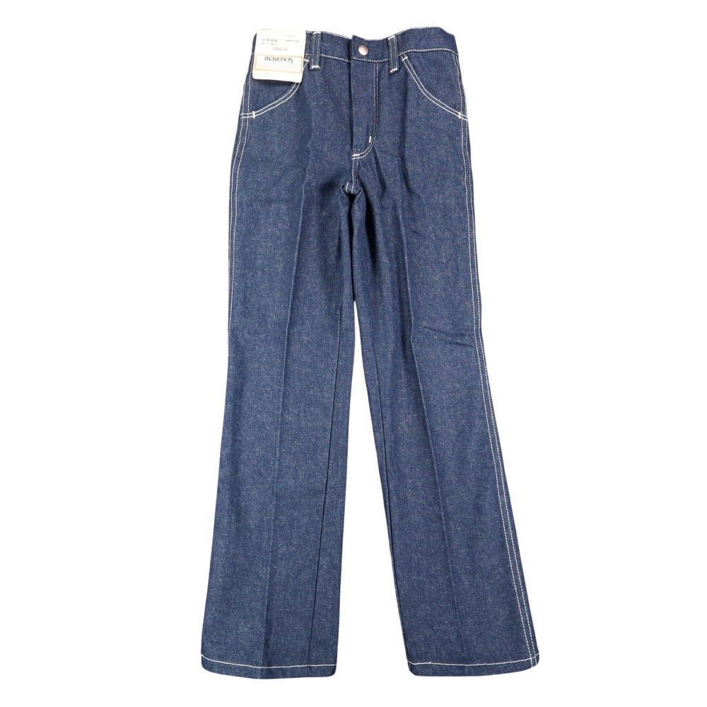 Maverick Jeans Boys 10 Regular Vintage Deadstock Blue Cotton Straight Leg USA